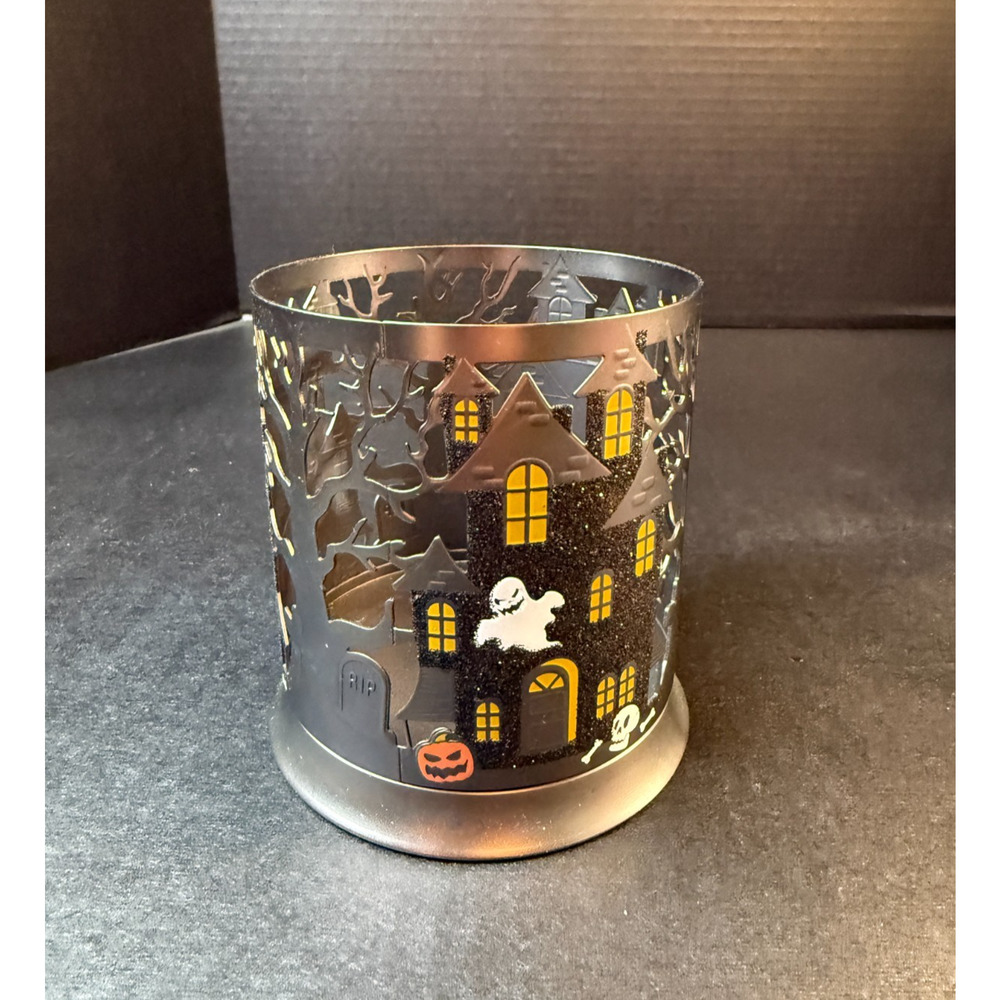 Yankee Candle Halloween House Metal Candle Holder